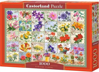 Puzzle 1000 pezzi Castorland Fiori Vintage | Puzzle Fiori
