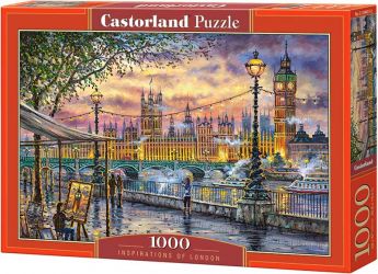 Puzzle 1000 pezzi Castorland Ispirazione a Londra | Puzzle Città Londra