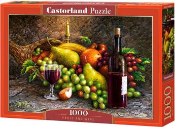 Puzzle 1000 pezzi Castorland Frutta E Vino | Puzzle Fiori