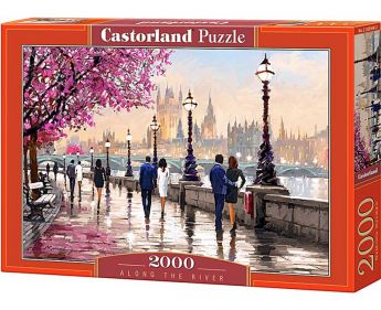 Puzzle 2000 pezzi Castorland Lungo il Fiume | Puzzle Persone