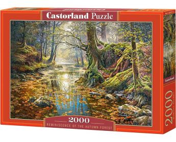Puzzle 2000 pezzi Castorland Reminiscenza della Foresta d'Autunno | Puzzle Paesaggi