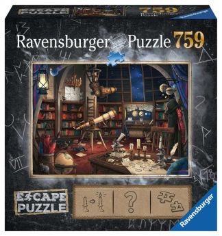 Puzzle Escape Room 759 pezzi Ravensburger L'Osservatorio Magico Box