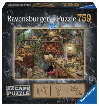 Puzzle Escape Room 759 pezzi Ravensburger La Cucina della Strega Box