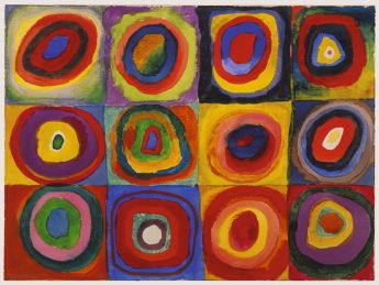 Puzzle Arte 1500 pezzi Ravensburger Kandinsky Studio sul Colore