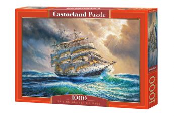 Puzzle 1000 pezzi Sailing Against All Odds Castorland su arsludica.com