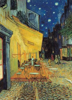 Puzzle Arte 1000 pezzi Clementoni Van Gogh Esterno di Caffè di notte
