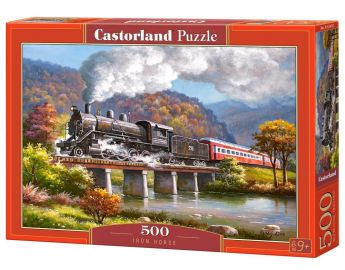 Puzzle 500 pezzi Iron Horse Castorland su arsludica.com