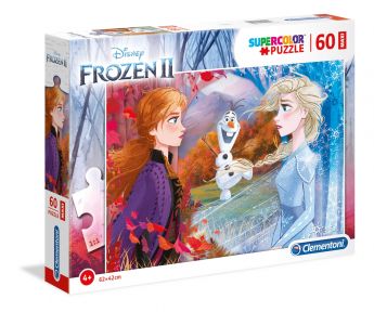 Puzzle 60 pezzi maxi Disney Frozen 2 Clementoni su ARSLUDICA.com