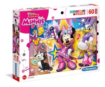 Puzzle 60 pezzi maxi Disney Minnie Clementoni su ARSLUDICA.com