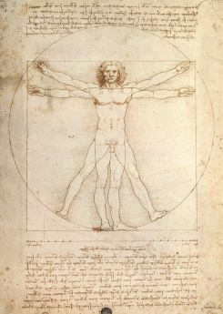 Puzzle Arte 1000 pezzi Ravensburger Leonardo Da Vinci: L'Uomo Vitruviano