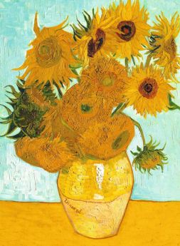 Puzzle Arte 1000 pezzi Ravensburger Van Gogh Vaso con Girasoli