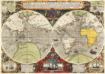 Puzzle Arte 6000 pezzi Clementoni Antique Nautical Map
