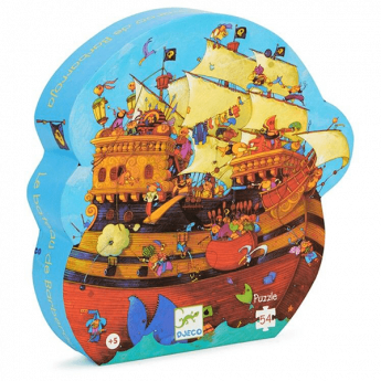 Puzzle Barbarossa's Boat 54 pezzi | Puzzle Djeco