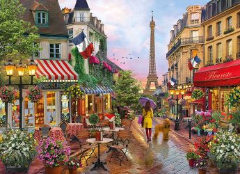 Puzzle Città 1000 pezzi Clementoni Flowers in Paris