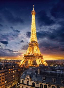 Puzzle Città 1000 pezzi Clementoni Tour Eiffel