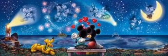Puzzle Disney 1000 pezzi Clementoni Panorama Mickey&Minnie