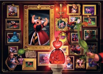 Puzzle Disney Cattivi 1000 Pezzi Ravensburger Regina di Cuori