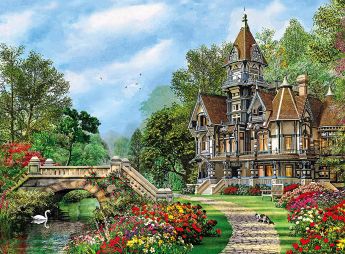 Puzzle Fantasy 500 pezzi Clementoni Old Waterway Cottage