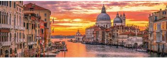 Puzzle Panorama 1000 pezzi Clementoni Venice The Grand Canal
