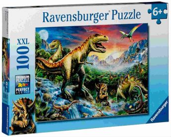 L'Era dei Dinosauri (Puzzle 100 pezzi XXL Ravensburger)