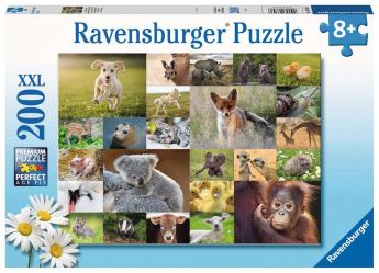 Puzzle 200 Pezzi XXL Ravensburger I Cuccioli del Mondo | Puzzle per Bambini
