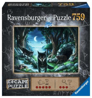 Puzzle 1000 Pezzi Ravensburger Il Branco di Lupi | Puzzle Escape - Confezione