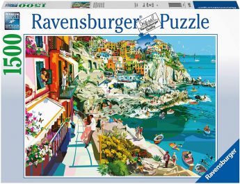 Puzzle 1500 Pezzi Ravensburger Romance in Cinque Terre | Puzzle Paesaggi