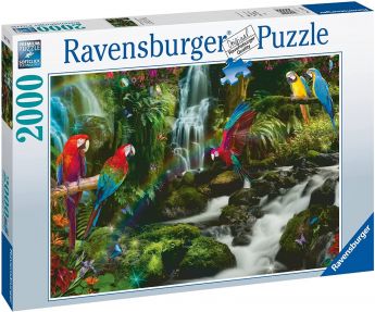 Puzzle 2000 Pezzi Ravensburger Il Paradiso dei Pappagalli | Puzzle Animali