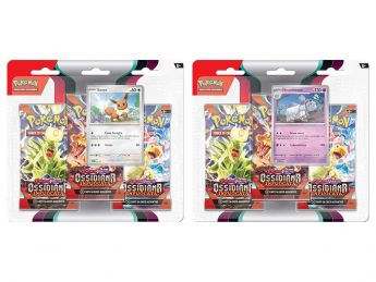 Pokémon Set da 3 BUSTE Ossidiana Infuocata (IT) | Gioco di Carte Collezionabili